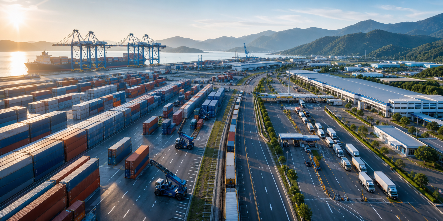 Cảng, logistics và khu công nghiệp
